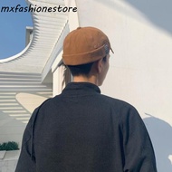 MXFASHIONE Men Women Skullcap, Dome without Visor Brimless Hat Unisex, Retro Bonnet Gorras Docker Ca