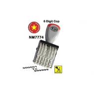 7774 KIJO 6 Digit Stamp Chop