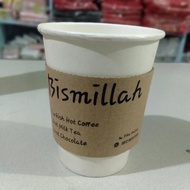 Fika Sleeve paper. holder cup. jaket cup 8 oz dan 12 oz sablon custom
