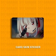 LYCORIS RECOIL - ATM CARD STICKER - BANK CARD STICKER - STICKER KAD ATM - STICKER KAD BANK - DEBIT C