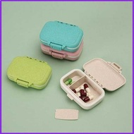 Shurun Medicine Box Mini Portable Medicine Pill Box Adjustable 3 Grid