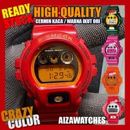 G SHOCK HG DW6900 CB4 MAEL LAMBONG MERAH JAM TANGAN DIGITAL SPORTS WATCHES CASIO
