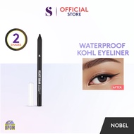 SOMETHINC Velvet Sugar Kohl Waterproof Gel Eyeliner - Eyeliner Pensil Warna Hitam & Gold Mudah Digun