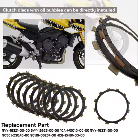 For Yamaha R1 YZF-R1 YZFR1 2004-2006 FZ1 2007-2014 FZS1 2015 2015 FZS1 Clutch Kit Heavy Duty Springs