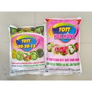 Combo TOTT Rose Fertilizer 1kg + TOTT 20-20-15 Fertilizer 1kg