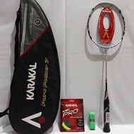 Raket Karakal Pure Power 7 Bonus Tas, Senar dan Grip