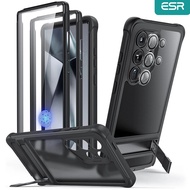 ESR for Samsung Galaxy S24 Ultra Case Kickstand S24 Ultra Back Cover with Screen Film&Lens Film Shoc