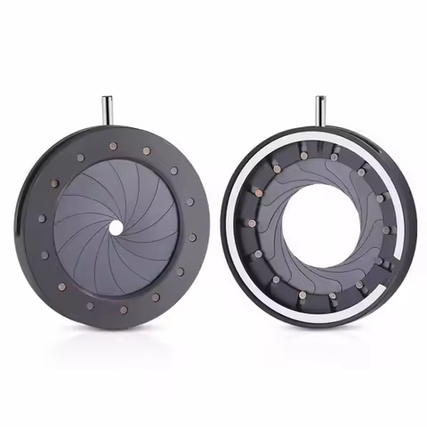 1.5-25mm Optical Iris Diaphragm Module Adjustable Manual Aperture M4 Bracket Optional for Microscope