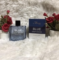 BLUE DEEP OCEAN PERFUME SPRAY FOR MEN 100ML(BUY 2 PERFUME GET 1 FREE NECKLACE)