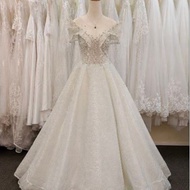 used colour wedding gown/evening gown