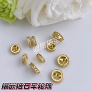 A10087 [14K Gold-Clad Accessories] 14K Gold-Clad Light Gold Color-Preserving Accessories Spacer Bead