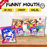 30pcs Hepin Funny Mouth Candy 搞怪奶嘴糖