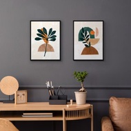 【聯畫優惠組合】幾何 • 花園組合掛畫/裝飾畫/邊櫃擺設