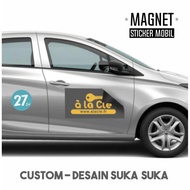 A4 Car Sticker Magnet 20 cm x 30 cm Thickness 0.5 mm Custom size