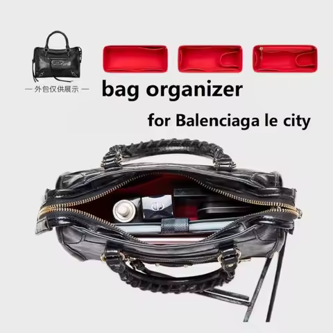 Bag Organizer Insert Fit for Balenciaga City Bag In Bag Organiser Compartment Storage Inner Bag