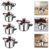 [AWHAO] 304 Stainless Steel Pressure Cooker with Lid for Easy Use, Canning And Cooking for Home