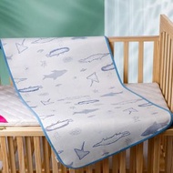 全城熱賣 - 透氣床墊 涼席,防水墊 隔尿床墊 彩棉隔尿墊新生嬰兒防水透氣尿布墊老人生理月經護理墊【海魚色】120*60cm#H099034248