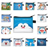 Mini Square Coin Pouch ‘Doraemon’ Anime Cute Zipper Beg Duit Perempuan Dompet Wallet Woman Portable Mini Bag Purse for Birthday Festivals Gift Storage Bag Wallet Lelaki Murah