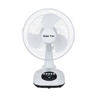 Portable 6V DC solar music fan adjustable multipurpose electric fan 12 inch rechargeable LED light s