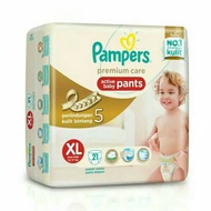 Pampers PREMIUM CARE PANTS XL 42(2 Packs @ 21pcs)