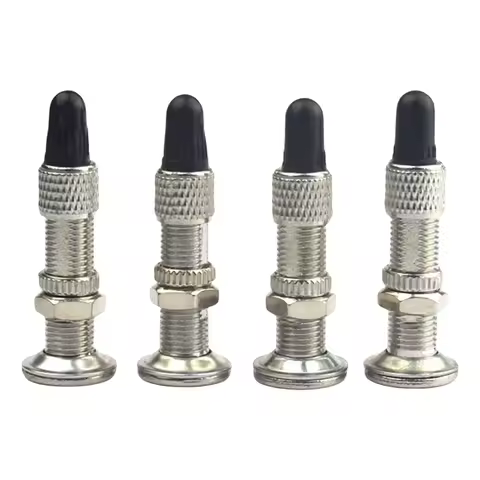 4Pcs Bike Dunlop Valve Zinc Alloy Replacement Cycling Valves Mountain Bike Dunlop Valve Core Cycling