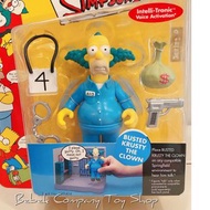 美國絕版🇺🇸全新 playmates the Simpsons 辛普森家庭 吊卡 辛普森 古董玩具 小丑 庫斯提
