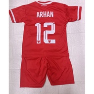 ARHAN Indonesian national team 2024 football shirt for ages 2-12 years