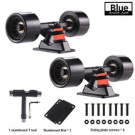 Double Rocked Skateboard Wheels Professional PU Wheels Skateboard Bracket Combination Package Skateb