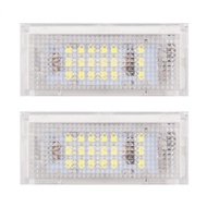 2PCS Car LED License Number Plate Light Lamp 12V LED White Light For BMW E46 4D(98-05) E46 5D(98-05)