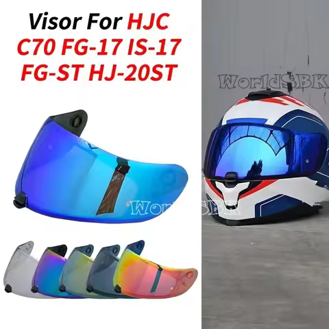 HJ20M Helmet Shield for HJC C70 FG-17 FG-ST IS-17 Motorcycle Helmet Visor Uv Protection Casco Moto V