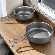 Pure Titanium Pan Pure Titanium Frying Pan Household Titanium Pan Outdoor Titanium Pan Pure Titanium