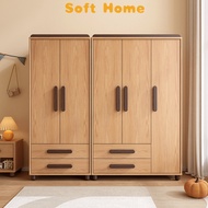 Children Wardrobe Solid Wood Wardrobe 3-Door Wardrobe Wardrobe Cabinet Open Wardrobe Kids Wardrobe C