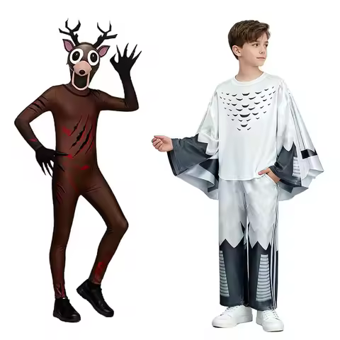 99 Nights In The Forest Deer costume Owl Cosplay Outfit Horriable Halloween Costume for Kid Nightmar