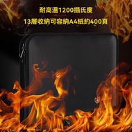 Others - 防火防水文件包 風琴文件袋 絕火袋 卡片證件袋-透明內頁 / 365*250*20mm