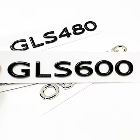 Premium V12 GLS480 GLS600 Letter Emblem Badge Rear Trunk Fender Logo Sticker for Mercedes Maybach X1