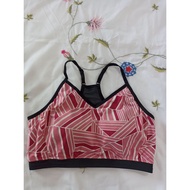 Si bra size M 80/85 B/C pink diagonal stripes