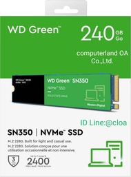 240 GB SSD (เอสเอสดี) WD GREEN SATA M.2 2280 (WDSSD240G2G0B) 3D