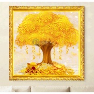 【Ready Stock】﹍Diamond Painting 5D DIY Full Drill Wall Decor Inspired By Lucky Charm Money Tree For A