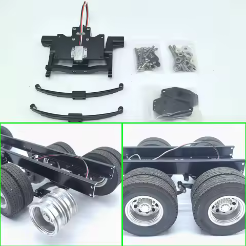 1set Electric Lift Rear Suspension for 1/14 RC Truck Tamiya 56368 Scania 770S Volvo FH16