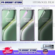 OnePlus Ace 3 Pro | 3V | Ace 3 | 2 Pro | 2V | 2 | Pro Hydrogel Screen Protector HD Matte Clear Blue 