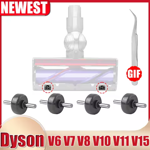 Soleplate Wheels for Dyson V6 V7 V8 V10 V11 V15 DC58 DC59 DC62 Direct Drive Cleaner Head,not for sof