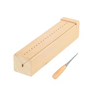 Beech Wood Book Binding Cradle with an AwlBook Binding Kits Used for Bookbinding Hole PunchingSturdy