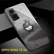 SoftCase Glass Kaca Oppo Reno 7 Z 5G - [S104] - Pelindung Handphone Oppo Reno 7 Z 5G - Casing Hp Oppo Reno 7 Z 5G - Case Hp Oppo Reno 7 Z 5G- Casing Hp - Bisa Bayar Di Tempat - COD!!!