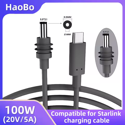 for StarLink Space-x Mini USB C/DC To D Cable 2/3/5m Waterproof Overload Short Circuit Protection SP
