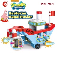 Brick Spongebobb Restaurant Cruise Ship - Children's Toys - Block Toys - Collection Toys - Dino Mart