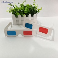 ️Red Blue 3D Glasses Paper Frame Anaglyph 3D Cinema Viewing Glasses Movies Video
