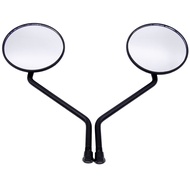 10mm Universal Motorcycle Round Side Mirrors Motorbike Rearview Mirror for Honda Big Sight Mirror