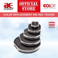 COLOP Replacement Ink Pad | Round Shape Stamp Pad Model R12 R17 R24 R30 R40 R45 R50 | Spare Ink Pad 