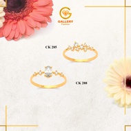 8K and 6K Gold Solitaire Crown Ring CK 285 CK 288 GaleriFashion2021