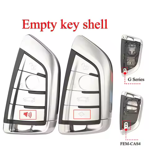 jingyuqin 4 Buttons Remote Car Key Shell Case Fob For BMW X5 F15 X6 F16 G30 7 Series G11 X1 F48 F39 